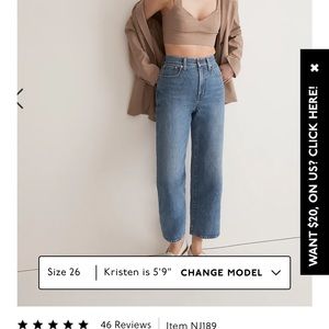 perfect vintage crop jean